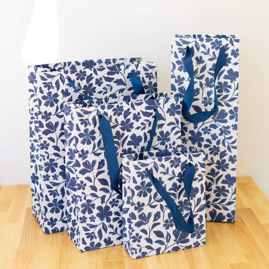Porcelain Floral Gift Bag