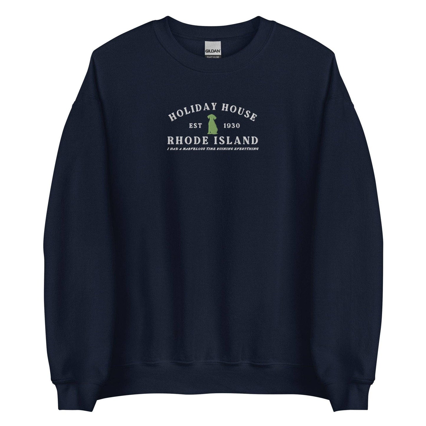 Holiday House Folklore Embroidered Crewneck | Last Great American Dynasty