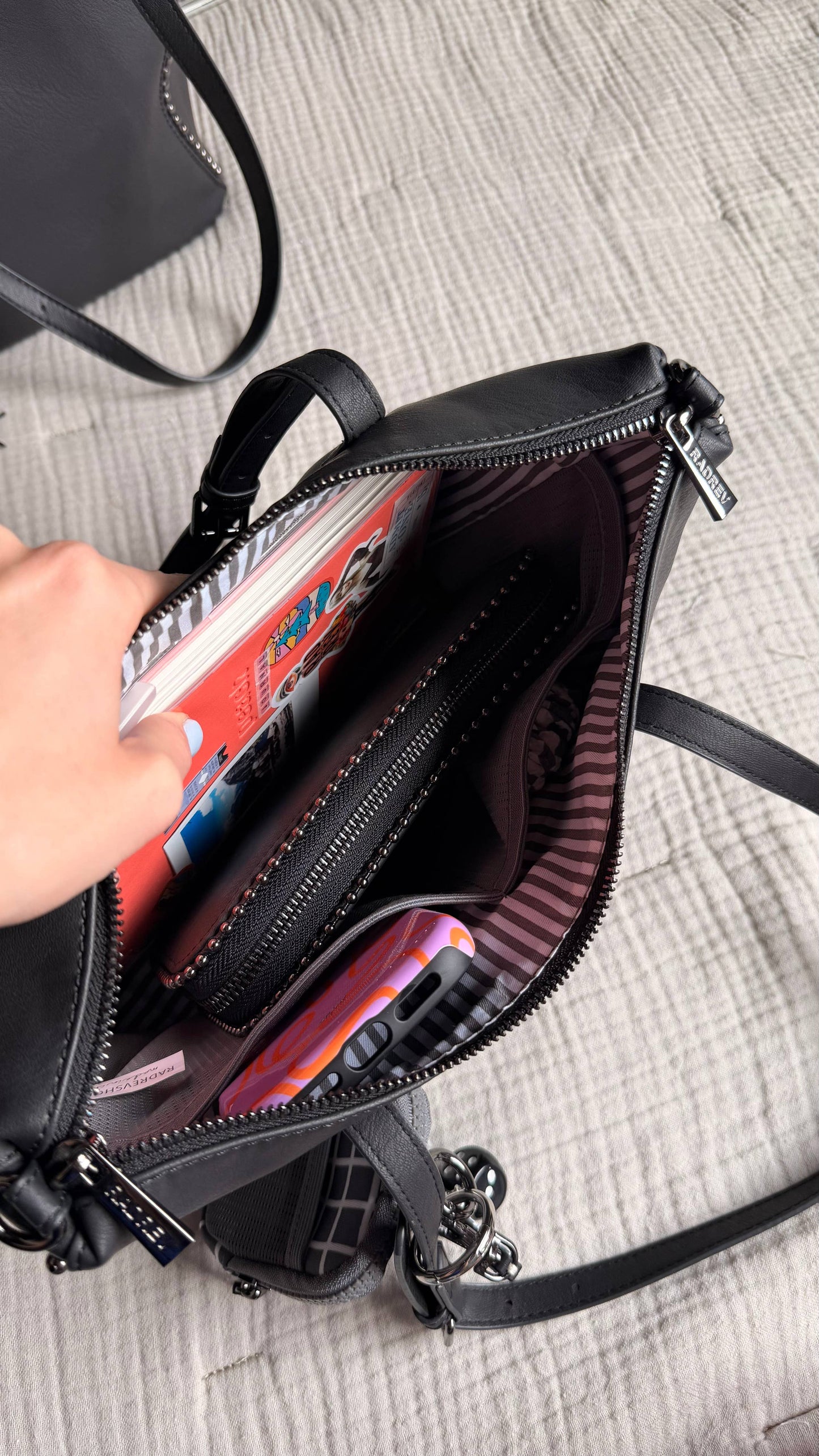 Bubble Tote Mini in Matte Black