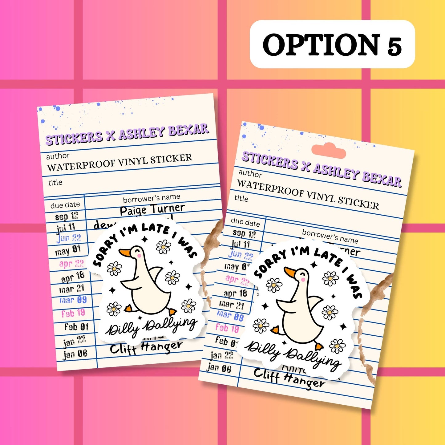 Relatable Duck Goose Funny Dilly Waterproof Vinyl Sticker