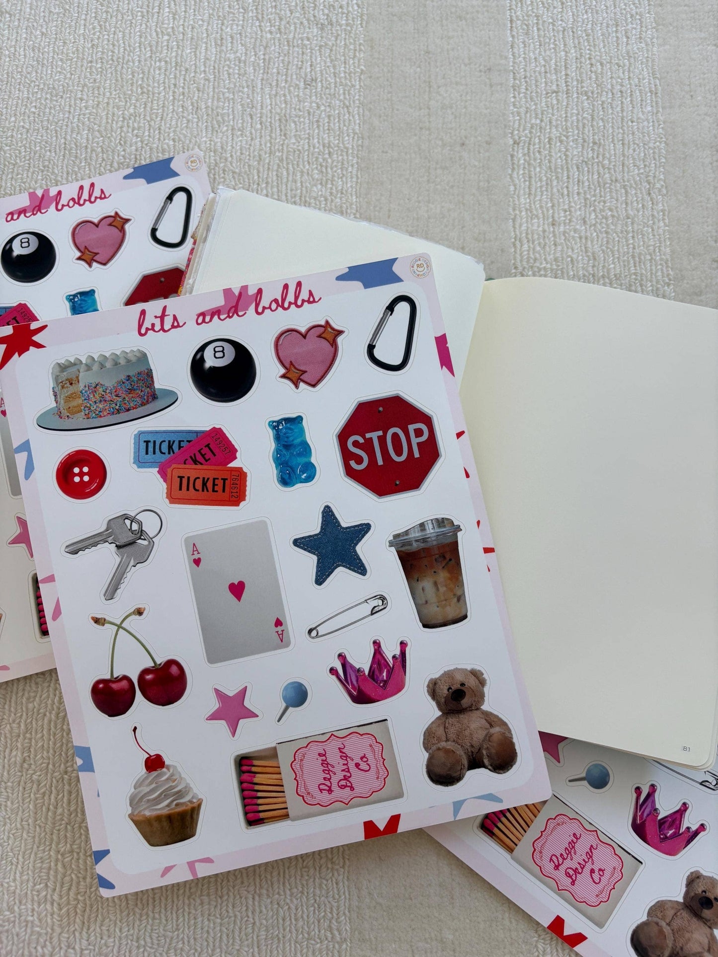 Bits and Bobbs 8x10 Sticker Sheet