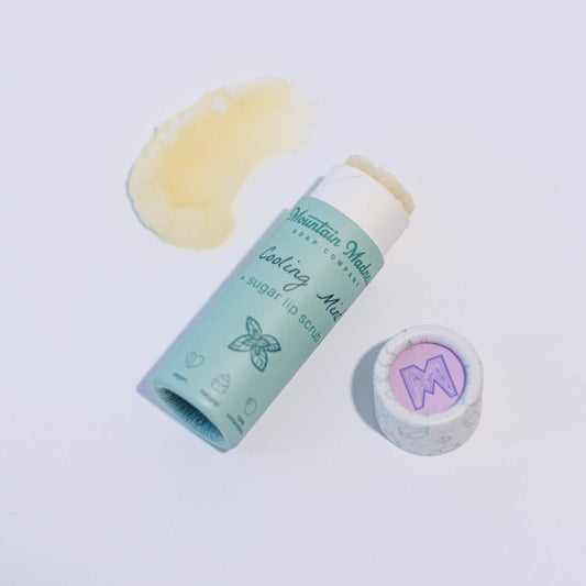 Cooling Mint Sugar Lip Scrub | Fresh Peppermint