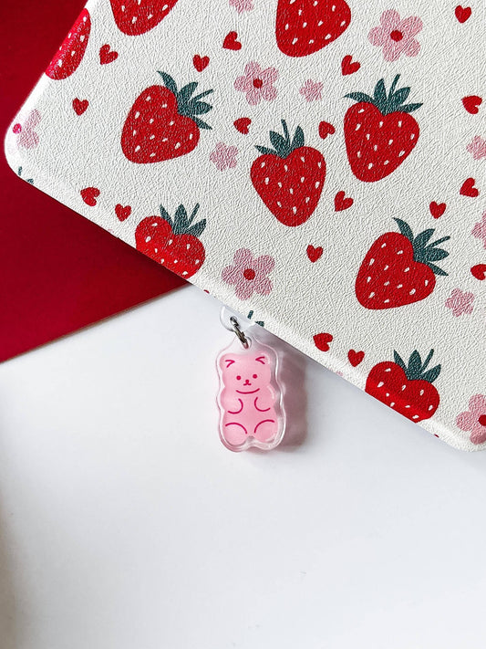 Pink Gummy Bear Kindle Charm