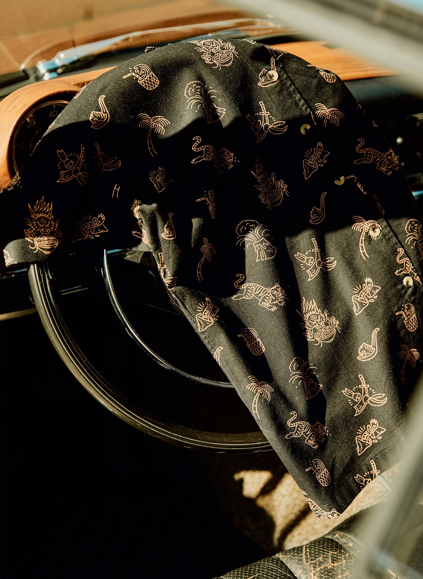 Spicy Noods Casual Button Down Shirt Men Women Food