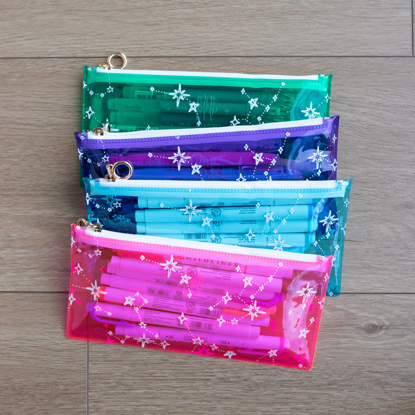Pencil Jelly Pouch Set