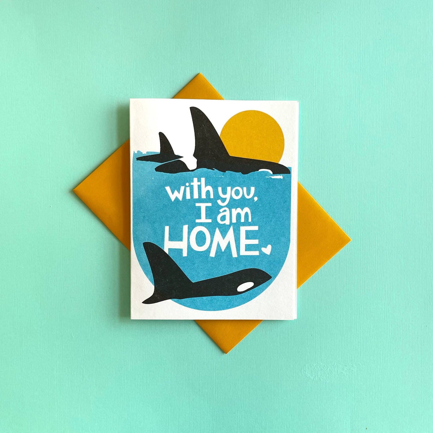 Orca Home -  Risograph Love Card