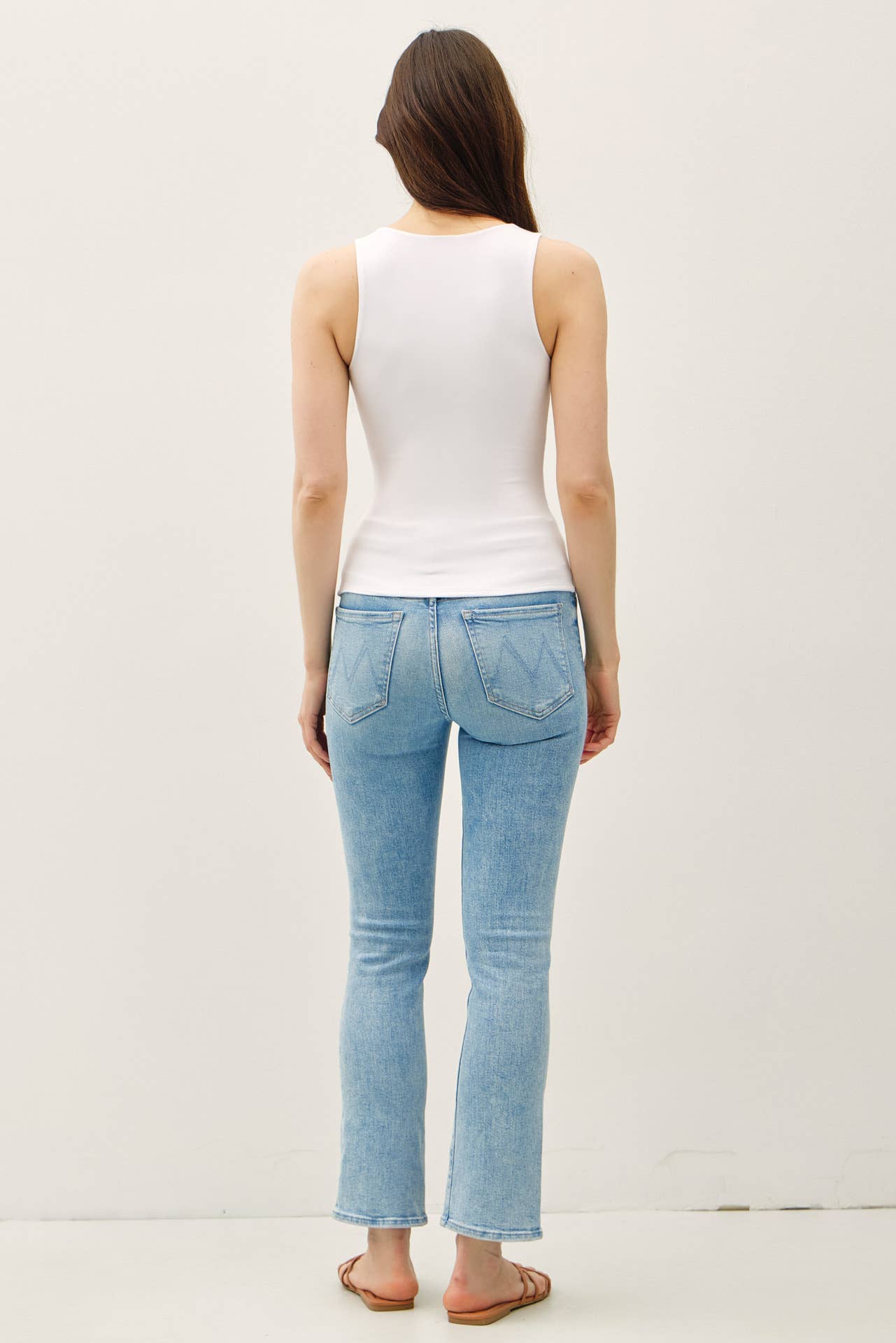 Restock-SOFT CORE-DOUBLE LINED BASIC SQUARE NECK TANK