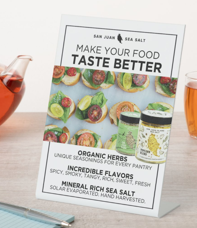 8"H x 6"W Pedestal Signs for Selling