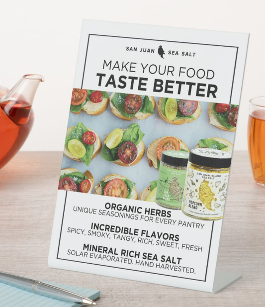 8"H x 6"W Pedestal Signs for Selling