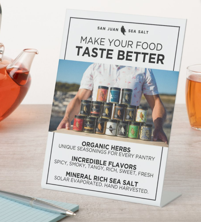 8"H x 6"W Pedestal Signs for Selling