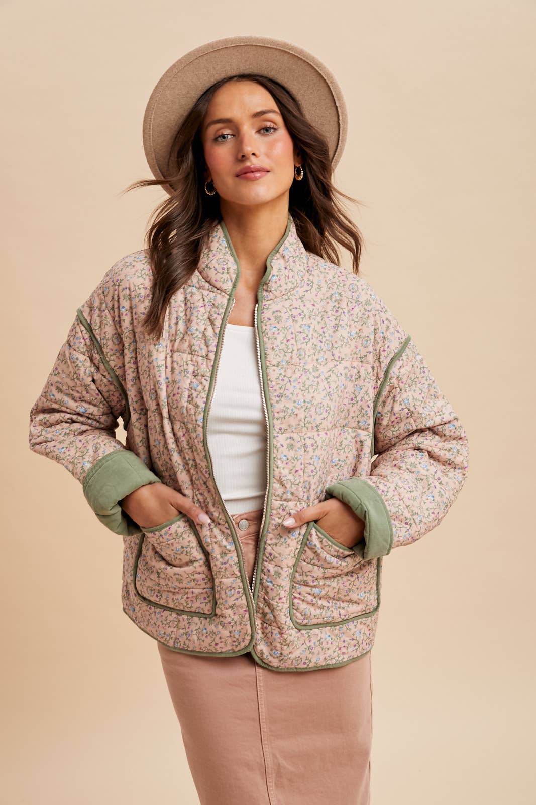 COTTON QUILTED PUFFER JACKET