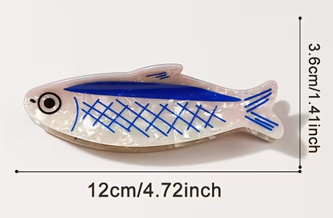 sardine hair clip