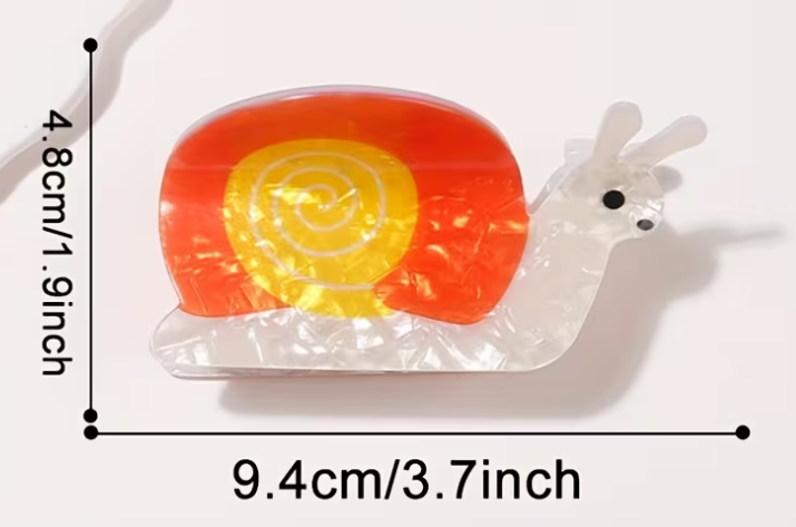 snail hair clip